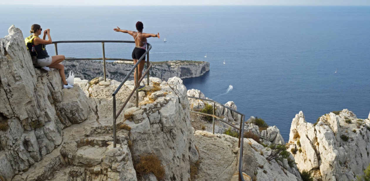 Marseille : vue de la Méditerranée 