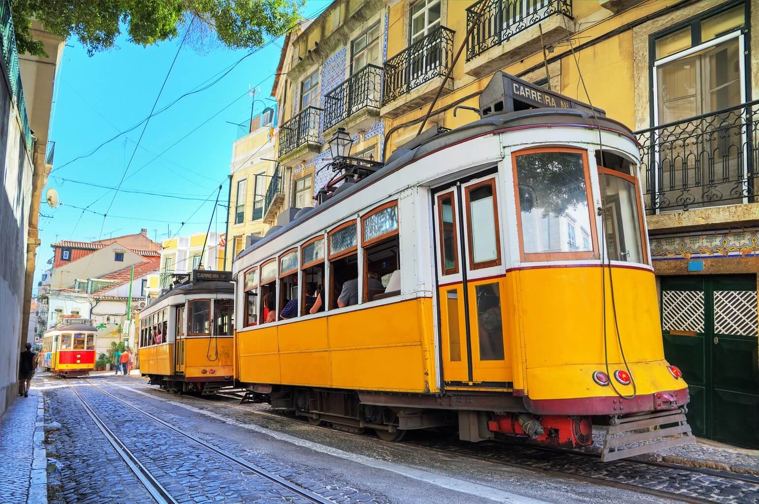 Transport en commun à Lisbonne : Tram jaune