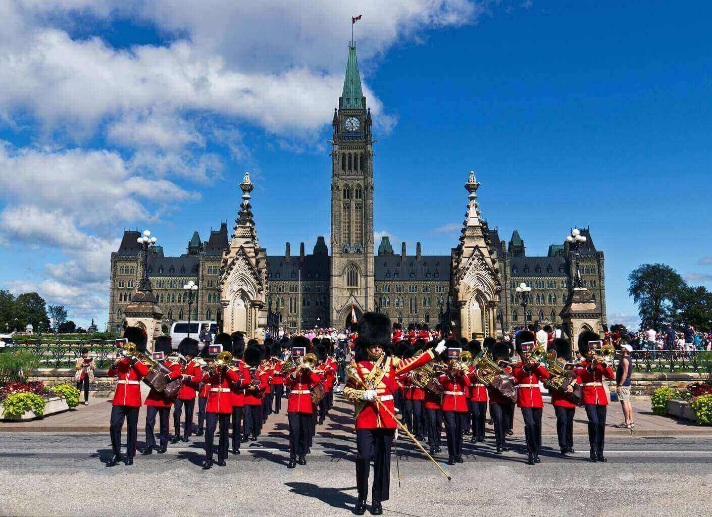 Parlement Ottawa Canada, relève de la garde