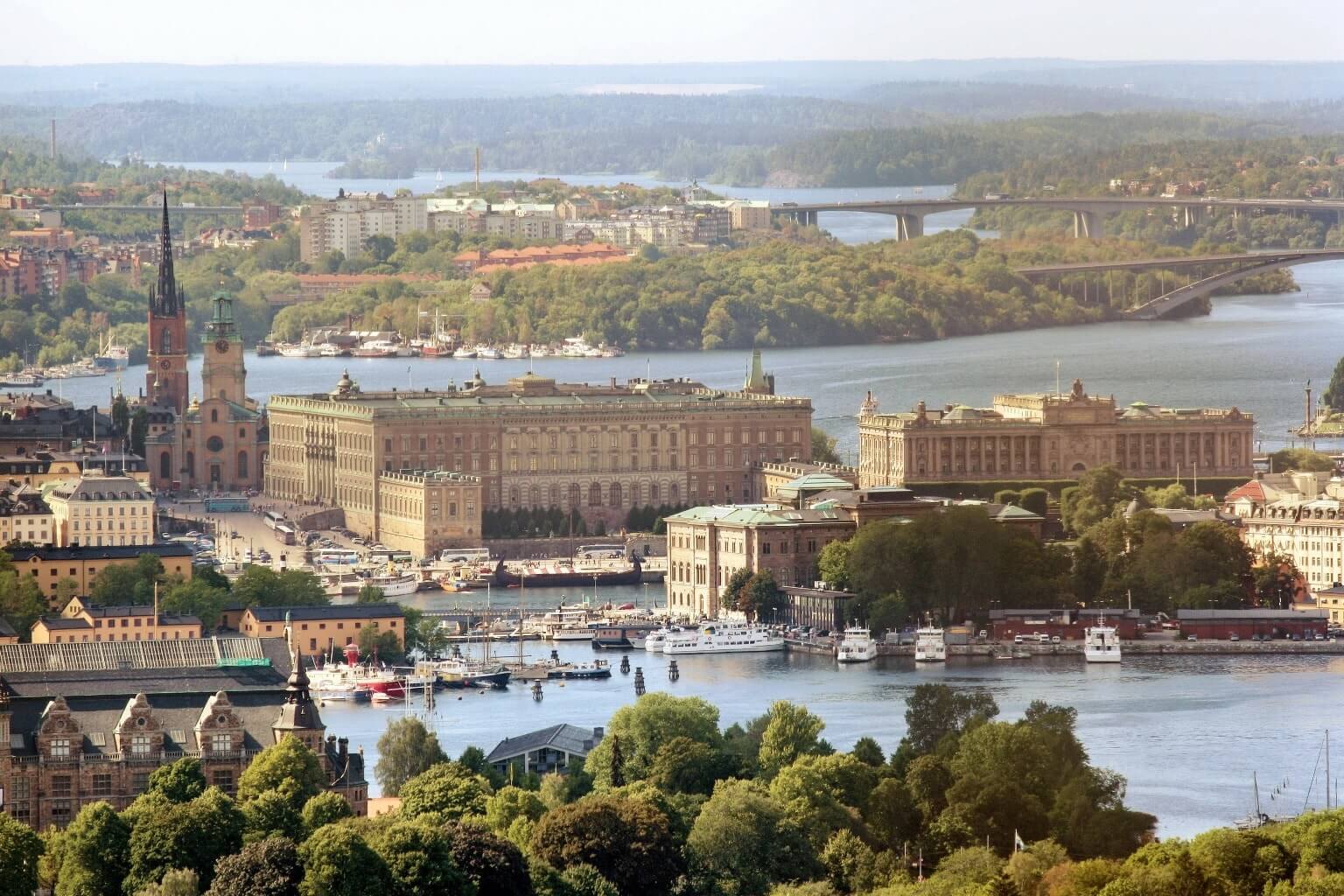 Paysage de Stockholm, Suède