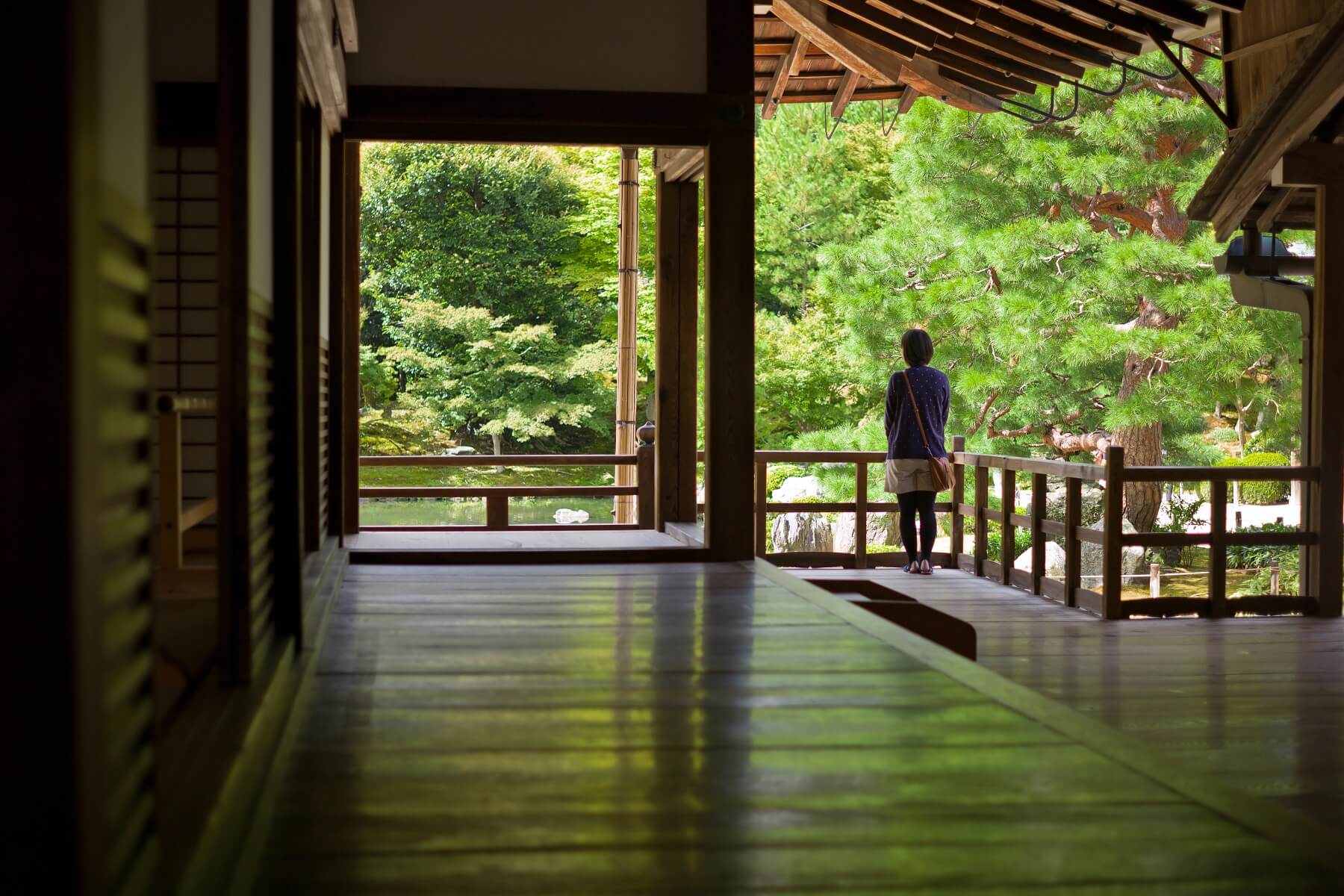terrasse d'un Ryokan