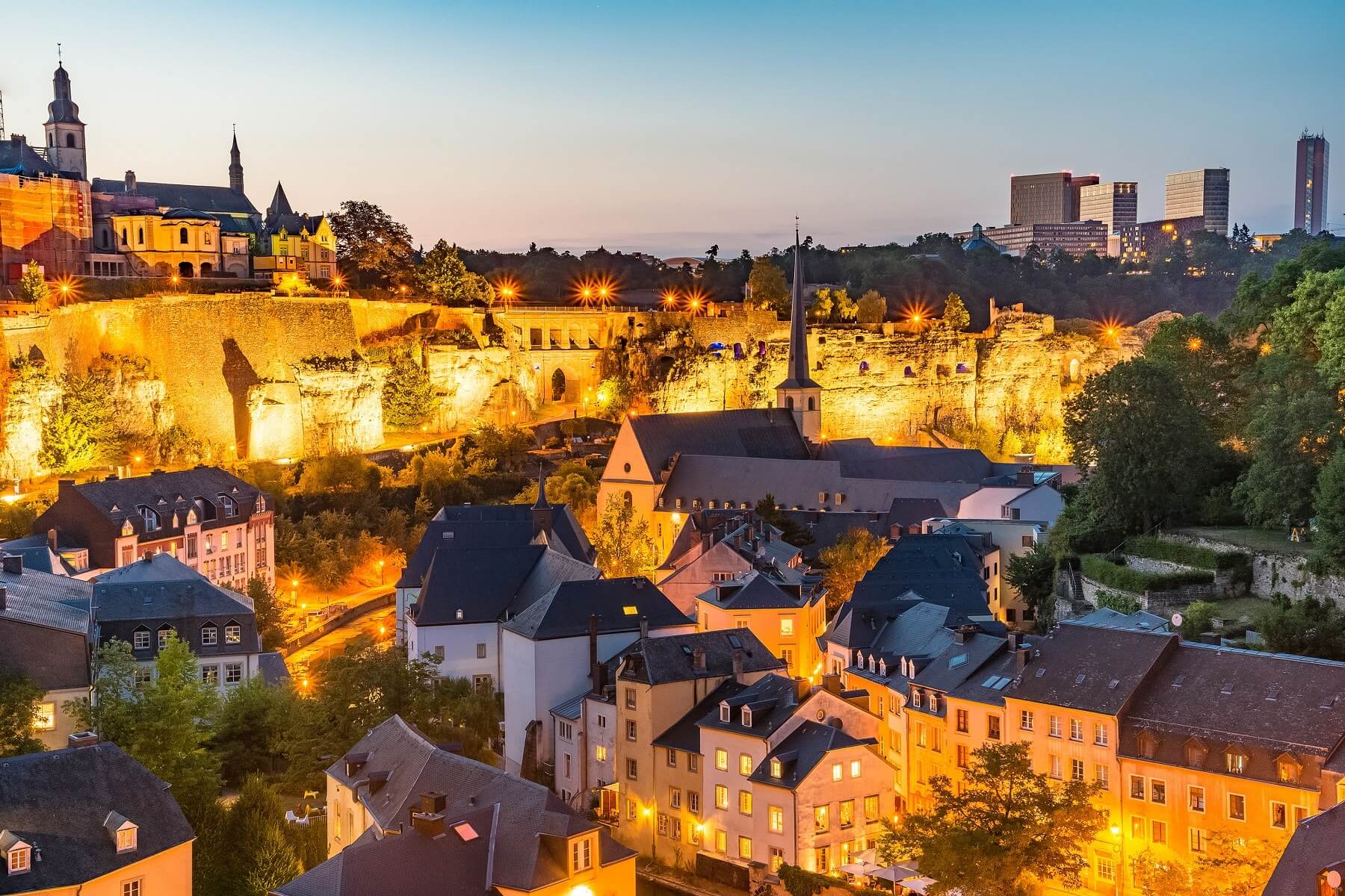 Vie nocturne à Luxembourg ville