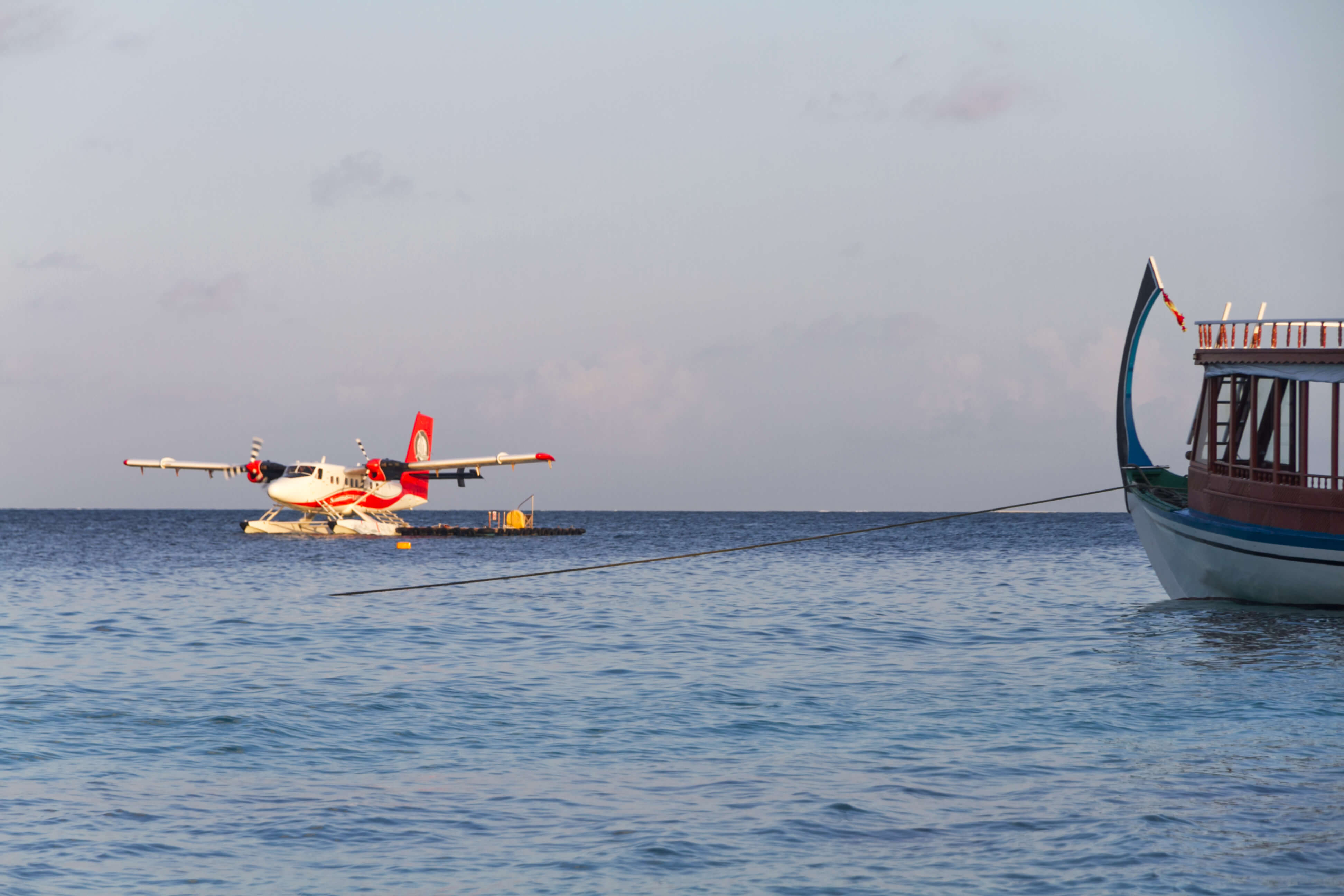 se rendre aux Maldives