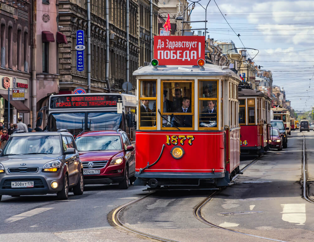 transport à Saint Pétersbourg