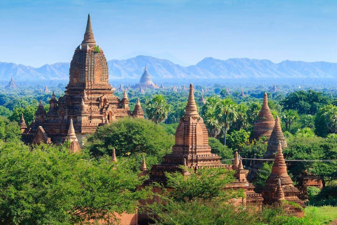les temples de bagan à Myanmar
